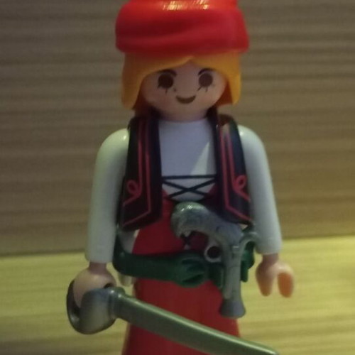 Playmobil Woman Revolution of 1821 like new, custom