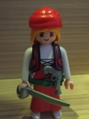 Playmobil Woman Revolution of 1821 like new, custom