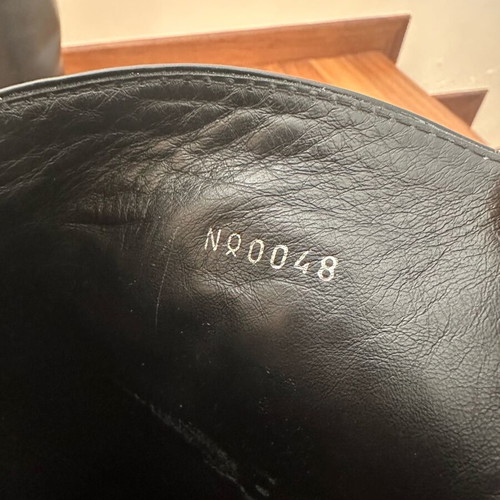 Louis Vuitton Heritage Line riding boots used, size 38.5, black