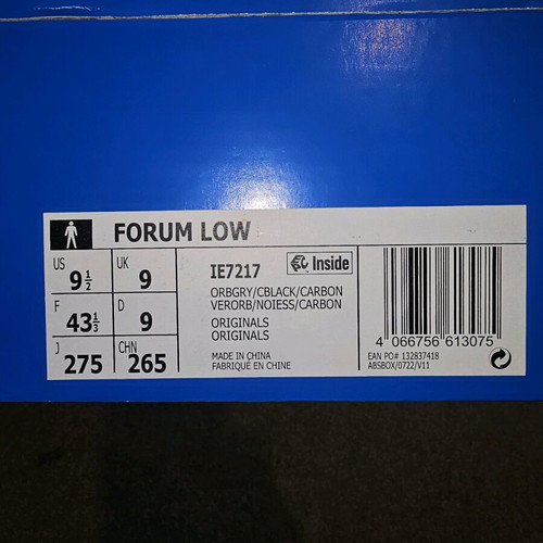 Adidas Forum Low used sneakers size 43 1/3 white
