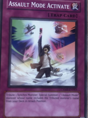 Assault Mode Activate Yu-Gi-Oh! card Crimson Crisis
