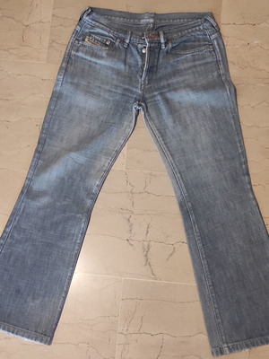 Diesel jeans used, blue faded, vintage