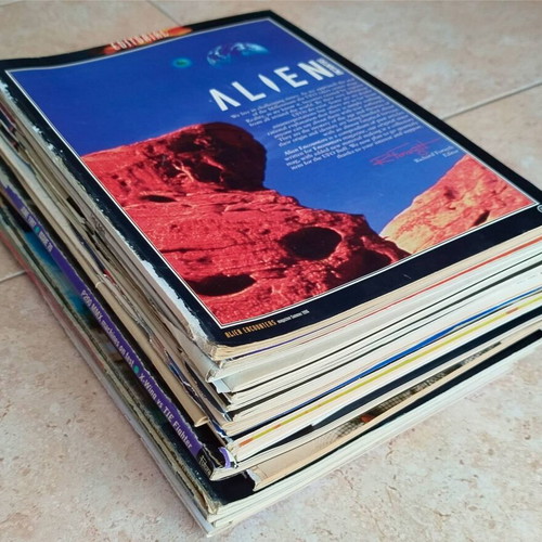 Foreign science and technology magazines used, pack of 28, 1995-1997, no cover