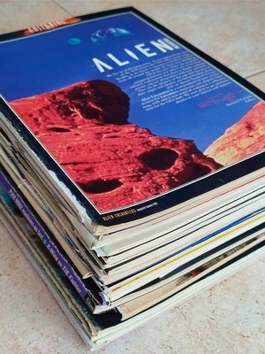 Foreign science and technology magazines used, pack of 28, 1995-1997, no cover