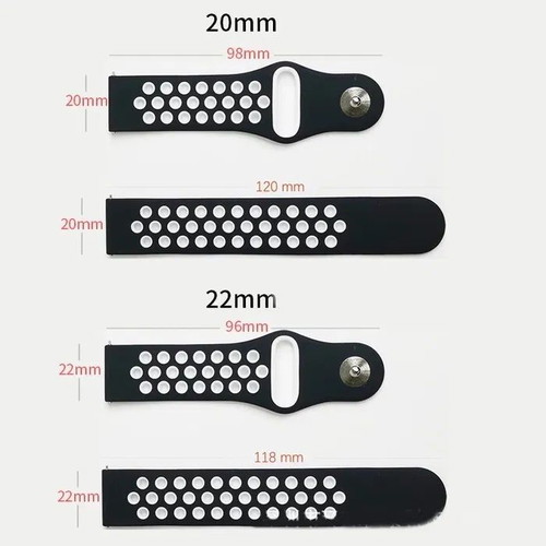 Silicone Nike Watch Straps for Samsung, Huawei, Amazfit, Garmin new