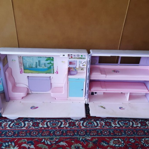 Mattel 2001 Barbie Travel Train playset used