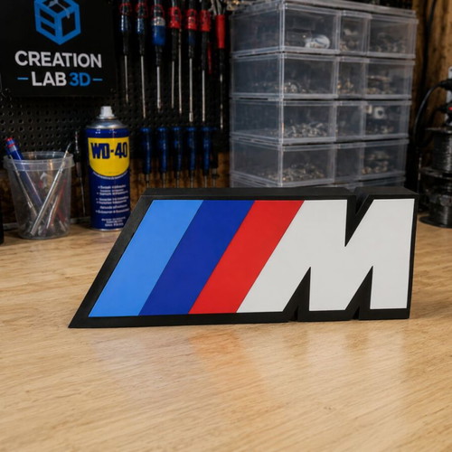 BMW M LED Lightbox Handmade Decorative Lamp new