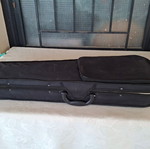 Violin case rectangular and mandolin gig bag used