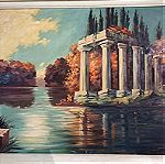  Προπολεμική ελαιογραφία που απεικονίζει ελληνικές Αρχαιότητες