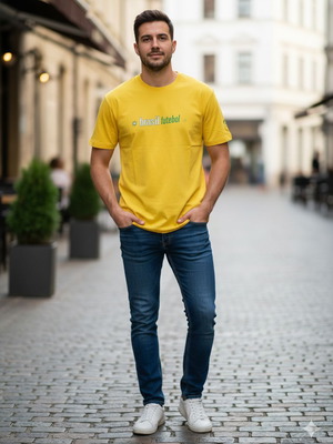 Nike Αυθεντική Κοντομάνικη Μπλούζα Brasil Futebol Unisex σαν καινούργια