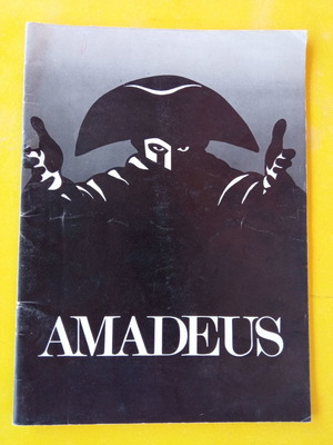 Amadeus theatrical program used with Giannis Fertis and Mimi Denisi
