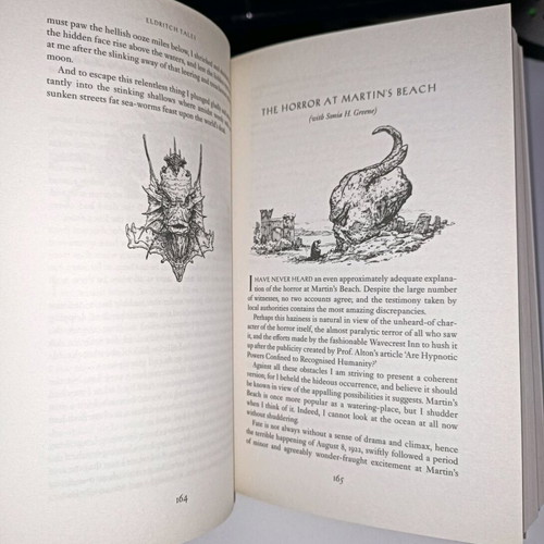Eldritch Tales H. P. Lovecraft hardcover book used in English
