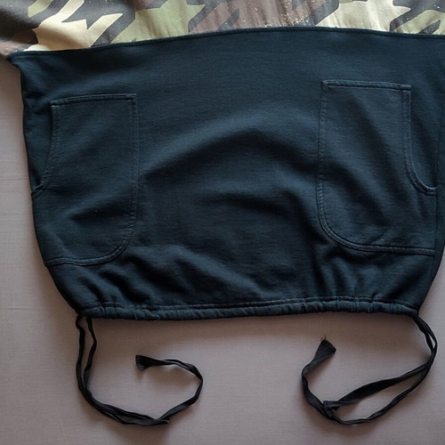 Tshirt oversized London ink hoodie used, camo bicolor design, size M-L