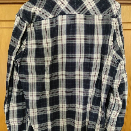 Pepe Jeans checked shirt used, size medium, blue