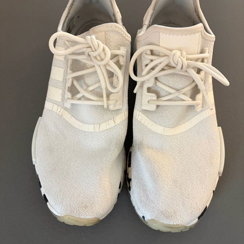 Adidas Originals NMD_R1 athletic shoes used, size 41, white
