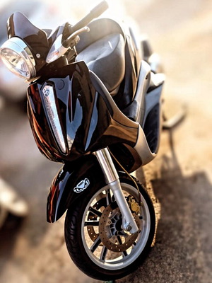 Piaggio Beverly 500 σκούτερ σαν καινούριο, 500cc, αυτόματο, μαύρο