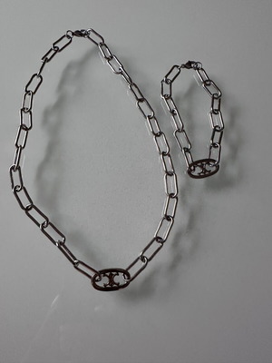 Necklace and bracelet set like new