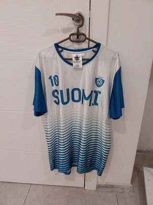 Finland Suomi UEFA Euro 2020 Football Jersey used, size XLarge