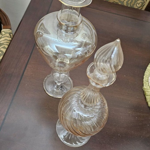 Decorative bottles like new, very beautiful and large