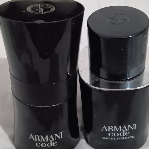 Set of 4 empty bottles from branded perfumes