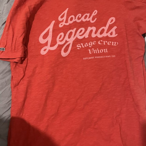 Superdry T shirt, size Large, red