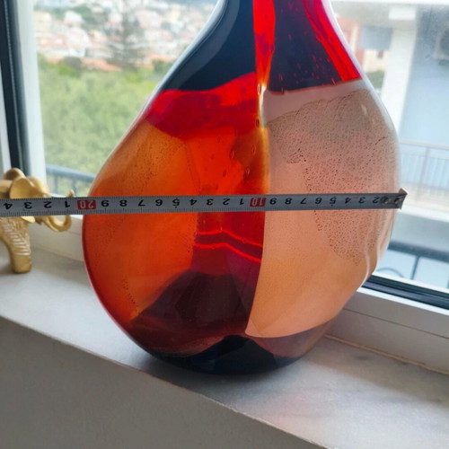 Mdina vase handmade from lava like new