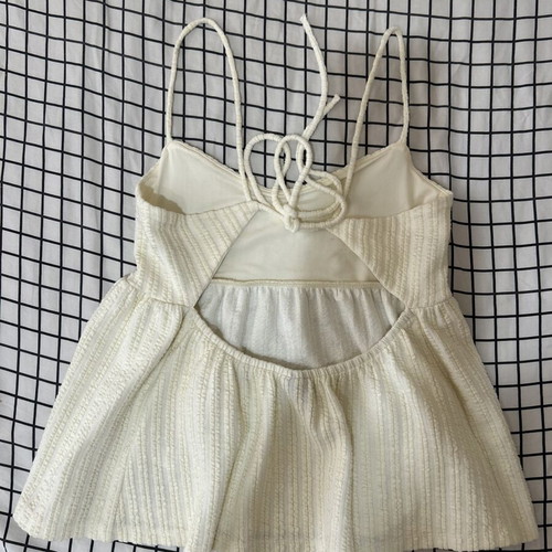 Summer top Gina Tricot like new, yellow, sizes S and M
