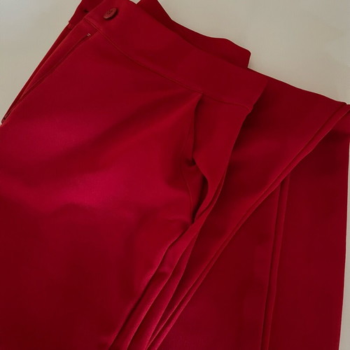Red fabric pants Judah Club new, size M