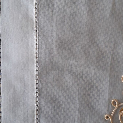 Organza tablecloth new with rich Byzantine embroidery