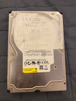 Western Digital 250GB 3.5" SATA hard drive used WD2500KS