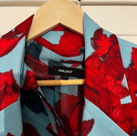 Trilogy floral shirt and jacket set like new, multicolor