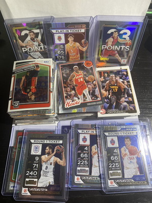 Card lot 150 NBA Euroleague Disney soccer cards like new
