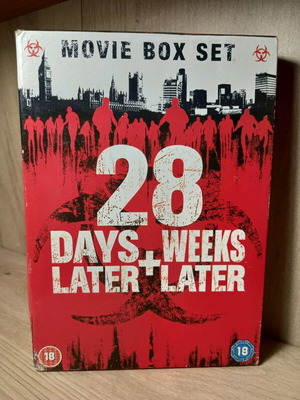 28 Days Later + 28 Weeks Later DVD box like new with English subs