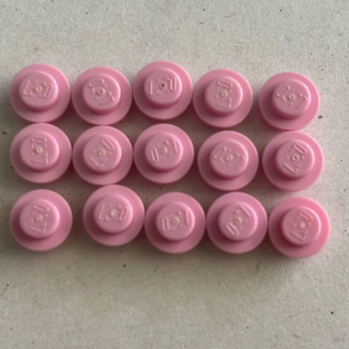 LEGO Pink Round 1x1 Plates like new, pack of 15 pieces