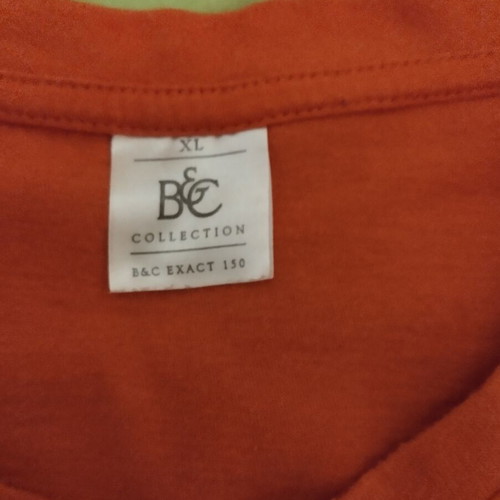 Deep Purple t shirt used, XL, orange