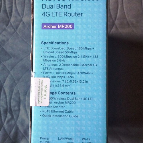 Router AC750 TP-Link dual band SIM card wireless 4G like new