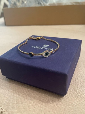 άκαμπτο βραχιολι Swarovski Symbolic Μάτι μπλέ