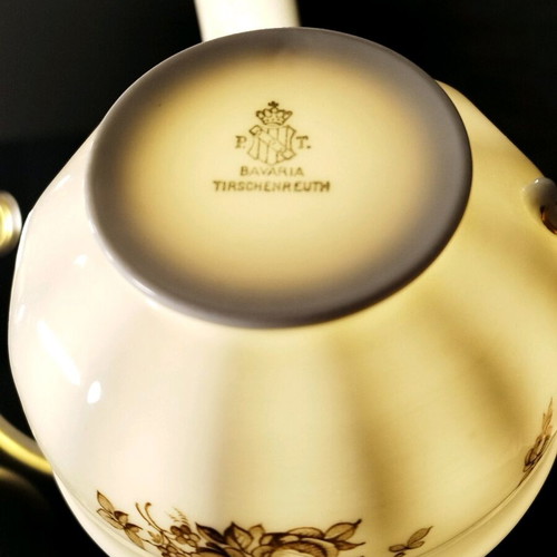 PT Tirschenreuth Bavaria antique coffee set used