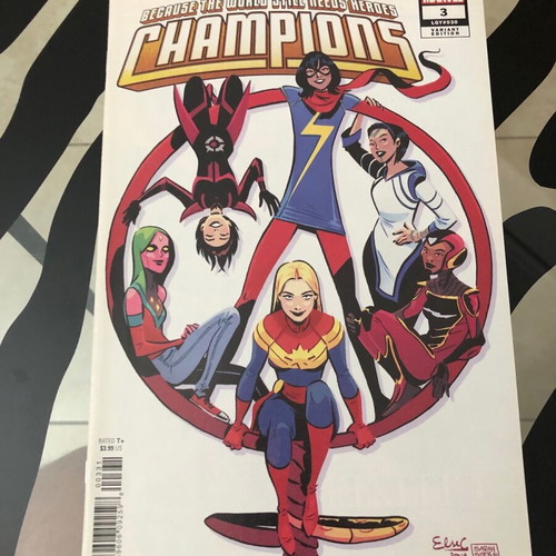 Champions 3 Amy Reeder Variant Cover new 2019 Marvel Comics