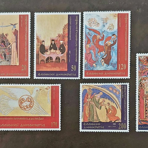 Collectible Greek stamp set Ecumenical Patriarchate 2000 new MNH