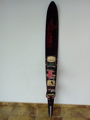 HO Monza water ski used, 67", double boots L, bag included
