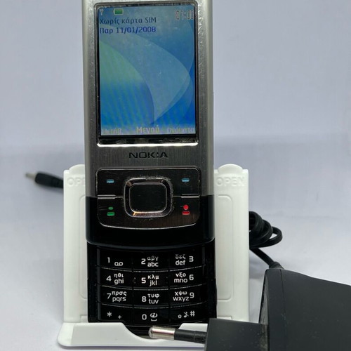 Nokia 6500s μεταχειρισμένο, γκρι, πλήρως λειτουργικό με φορτιστή