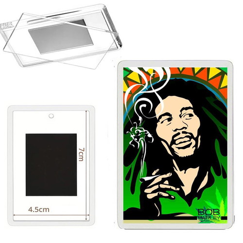 Bob Marley magnet new with transparent acrylic frame