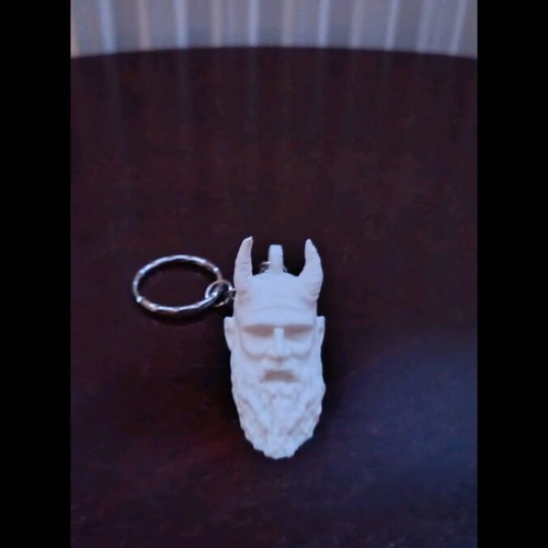 Mimir keychain from God of War like new