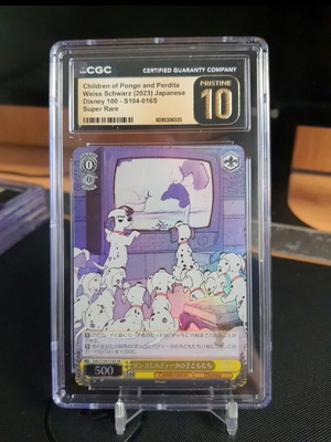 Weiss Schwarz Disney 100 Children of Pongo And Perdita SR CGC 10 pristine