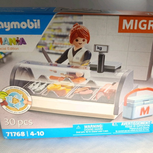 Playmobil Mania By Migros 71768 Refrigerator Counter Special Edition New