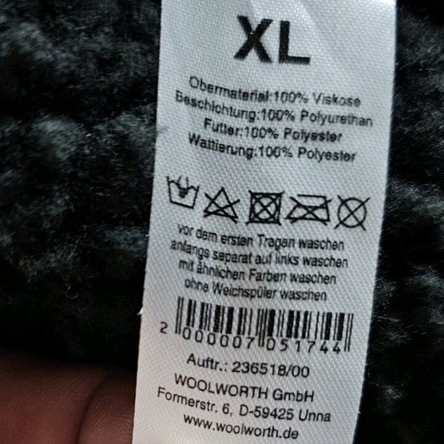 Bomber jacket Infinity XL black like new