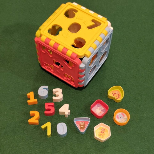 Sort & Learn Cube educational activity toy for toddlers