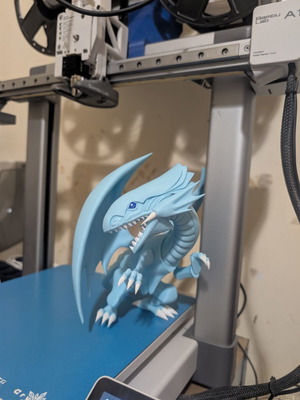 Blue Eyes White Dragon 22cm 3D printed