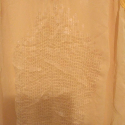 Transparent tank top used, yellow, size L, Mymoo